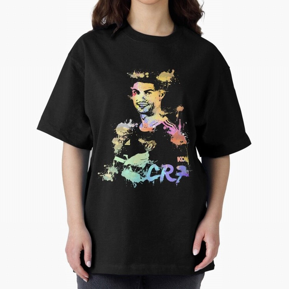 Cristiano Ronaldo Cristiano Ronaldoooo Oversized T-Shirt Keep the Match Day Mood of the FIFA World Cup 2026 Journey through Mbappe Highlights, England Pride, Stadium Memories, Football Loyalty, International Chants and Championship Tradition; Made