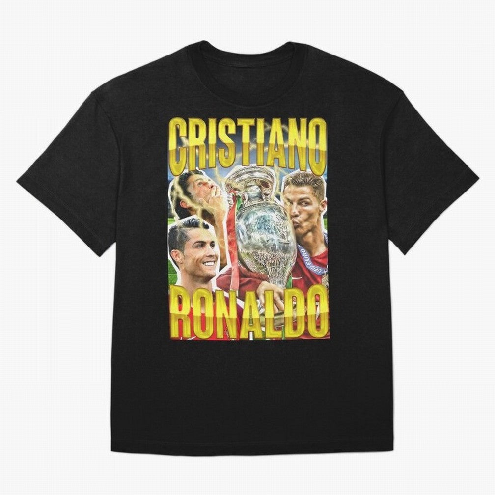 Cristiano Ronaldo CR7 SIUUU El Bicho Vintage Retro Design Oversized T-Shirt Live for the Drama of FIFA World Cup 2026 Built around Messi, CR7 and Mbappe, France Energy, Football Festival Excitement, Trophy Ambitions, Country Rivalries and Star