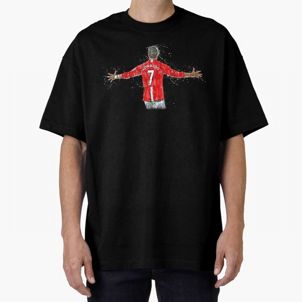 Cristiano Ronaldo 8 Oversized T-Shirt Back the Journey through FIFA World Cup 2026 for Fans of Messi, CR7 and Mbappe and Germany, Bringing Game Day Rituals, Football Legends, Country Pride and the Road to the Final; Created for Match Day Parties,
