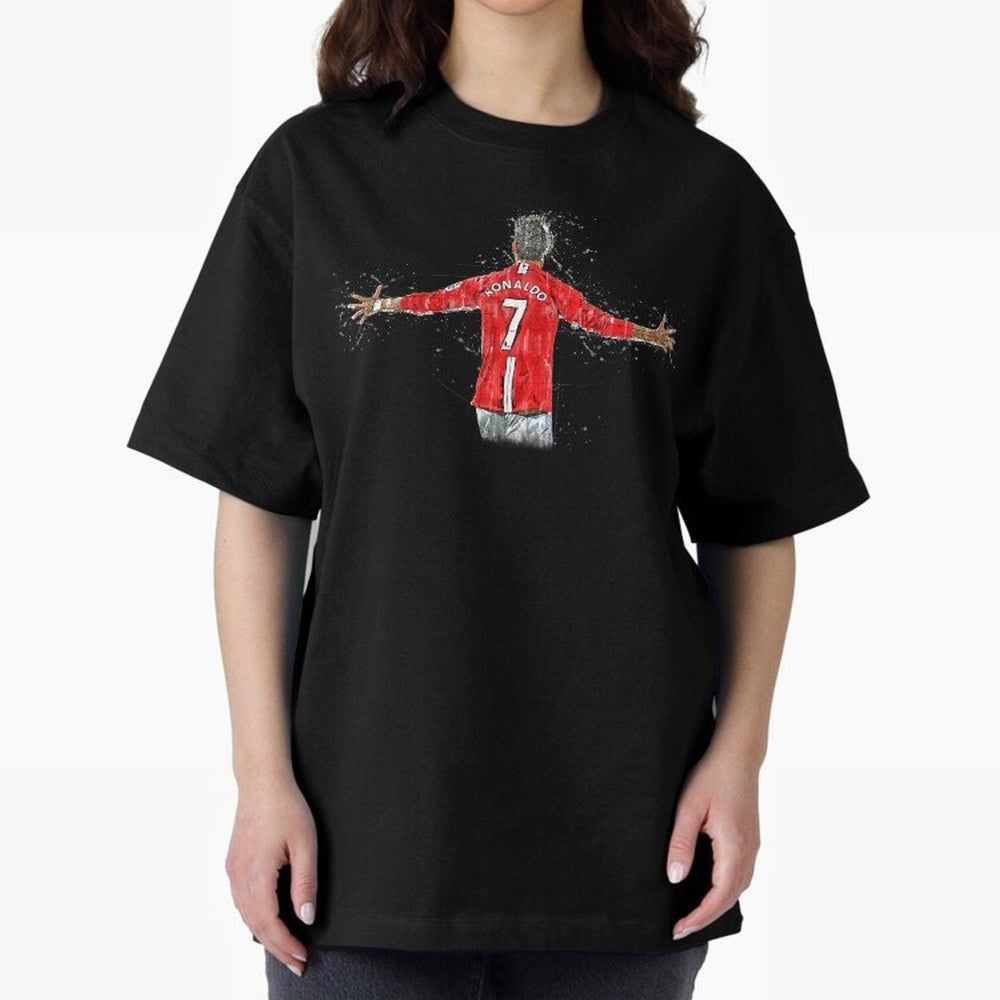 Cristiano Ronaldo 8 Oversized T-Shirt Back the Journey through FIFA World Cup 2026 for Fans of Messi, CR7 and Mbappe and Germany, Bringing Game Day Rituals, Football Legends, Country Pride and the Road to the Final; Created for Match Day Parties,