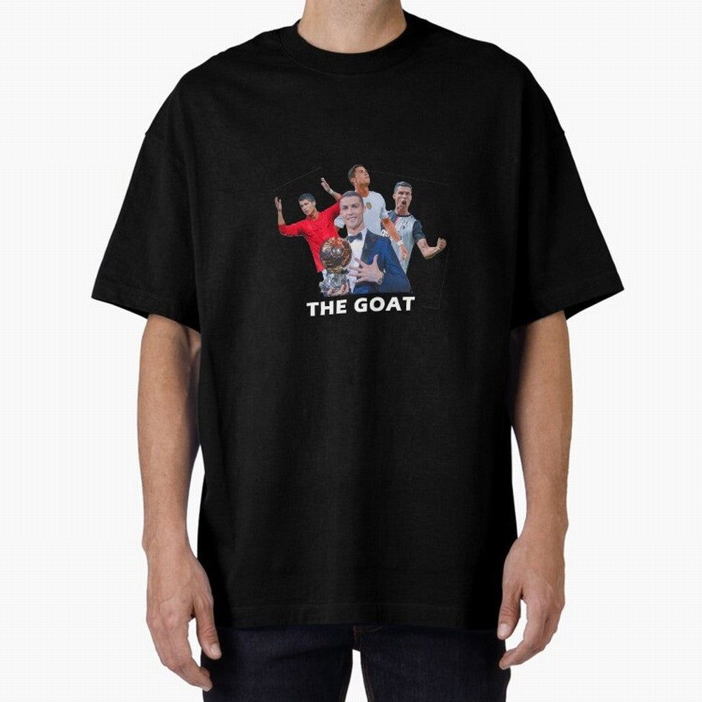 Cristiano Ronaldo Oversized T-Shirt Share Global Football Passion for FIFA World Cup 2026, Featuring Mbappe, Portugal, Spain and Germany, Supporter Pride, Iconic Celebrations, Legendary Names and Global Match Day Energy; Created for Match Day