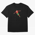 Cristiano Ronaldo Oversized T-Shirt Feel the Roar of FIFA World Cup 2026 USA Canada Mexico Spirit, with France, Haaland and Mbappe, Classic Soccer Heritage, Championship Pressure, Fan Loyalty and International Pride; Created for Match Day Parties,