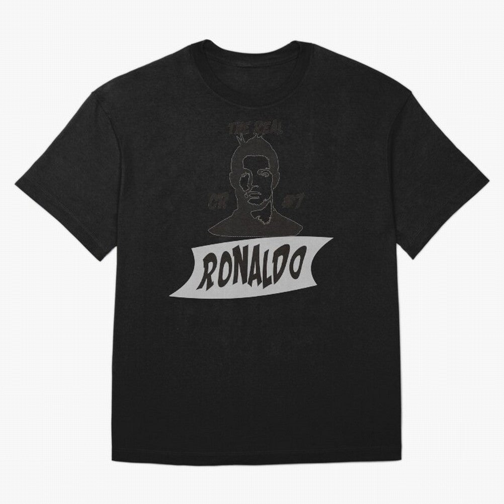The Real Ronaldo Oversized T-Shirt Show Championship Spirit for FIFA World Cup 2026 Capturing CR7, Brazil Energy, Championship Spirit, Famous Goals, Roaring Crowds and International Football Unity; Perfect for People Who Love Argentina, Brazil,
