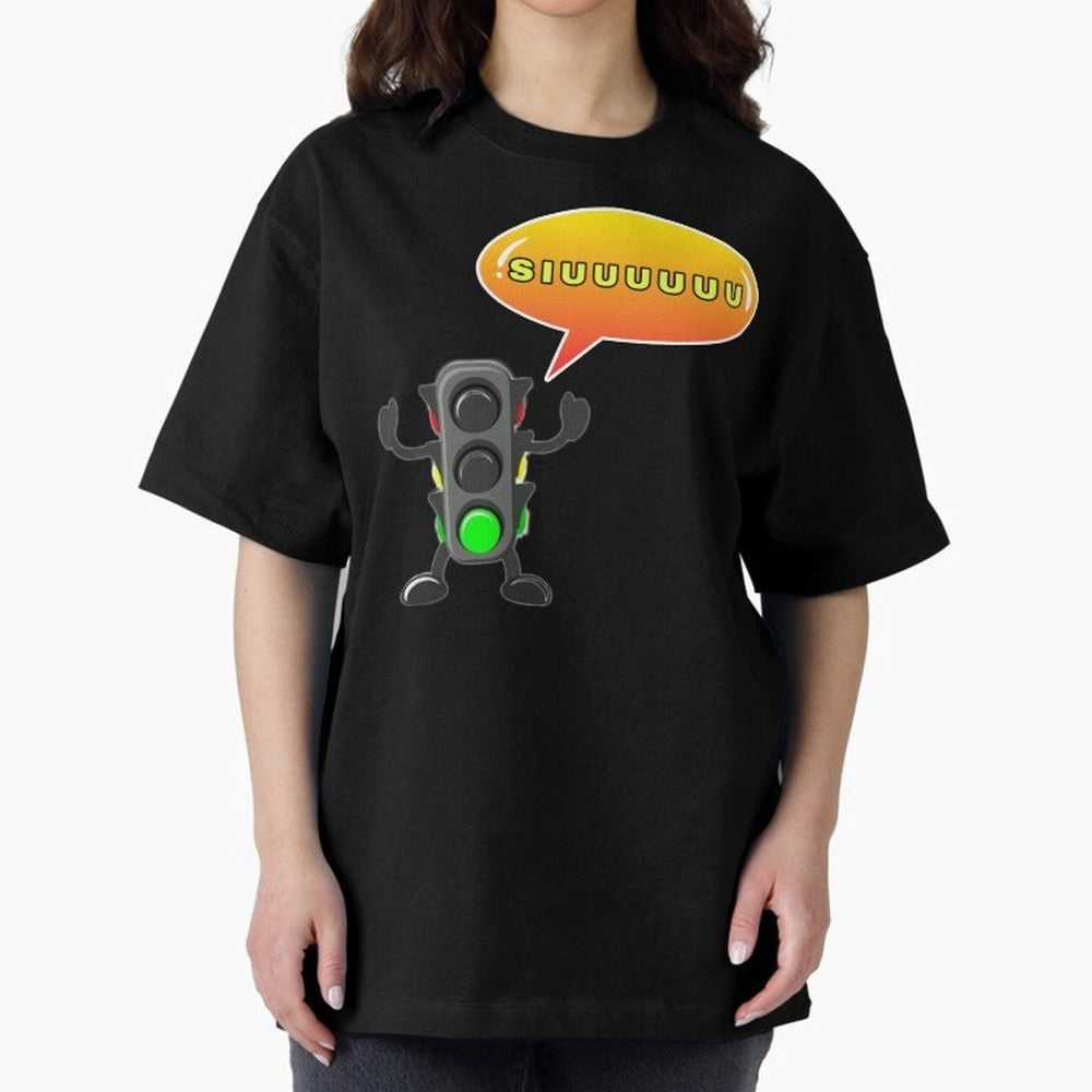 traffic light Siuuu Cristiano ronaldo goal Oversized T-Shirt Celebrate National Team Dreams in Global Football Passion for FIFA World Cup 2026 USA Canada Mexico, Featuring CR7 and Messi, England, France and Netherlands, Vintage Soccer Flavor,