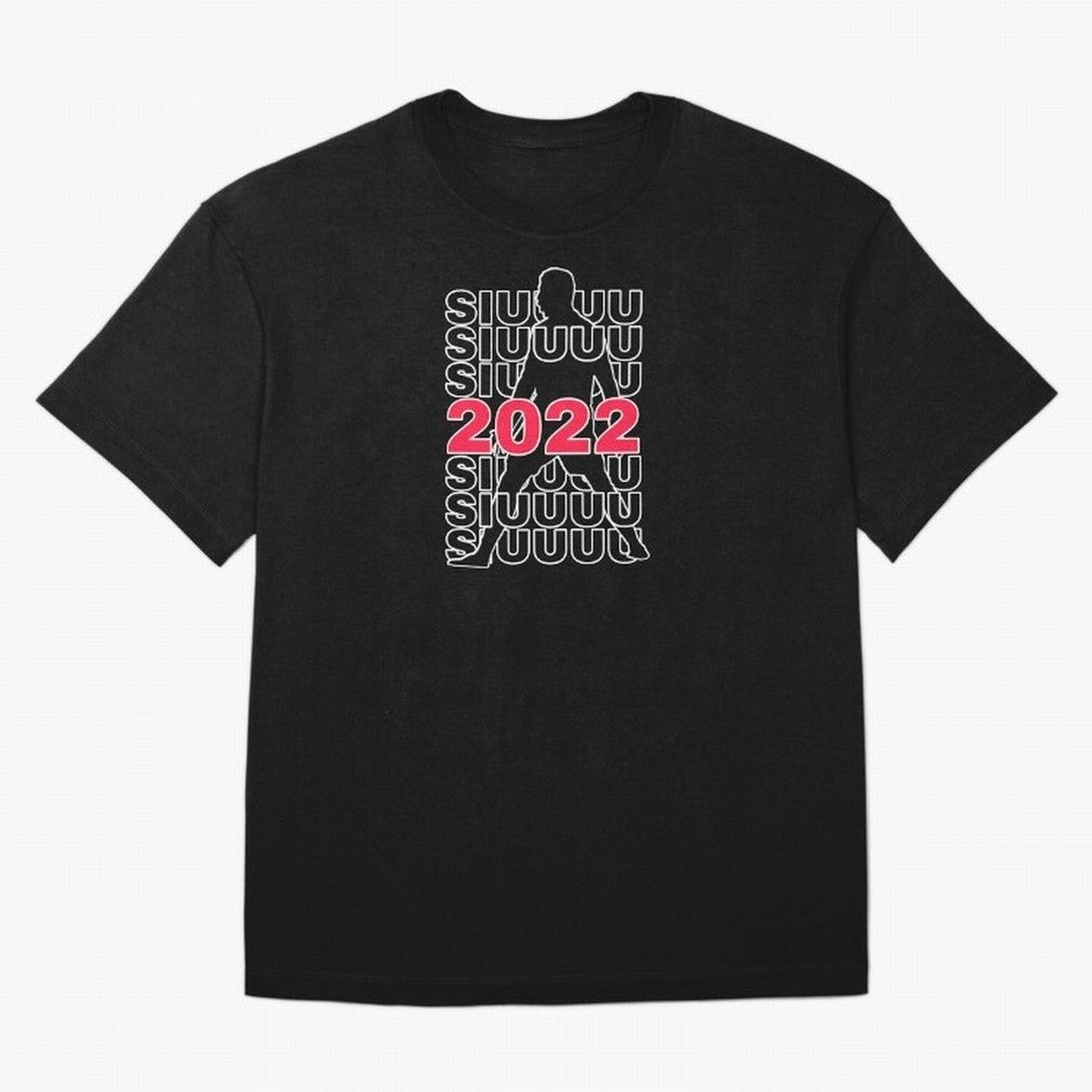 Siuuu 2022 Cristiano ronaldo goal Oversized T-Shirt Celebrate Rivalries and Pride in Global Football Passion for FIFA World Cup 2026 USA Canada Mexico, Celebrating Messi, CR7 and Mbappe, England, France and Netherlands, Retro Football Energy,