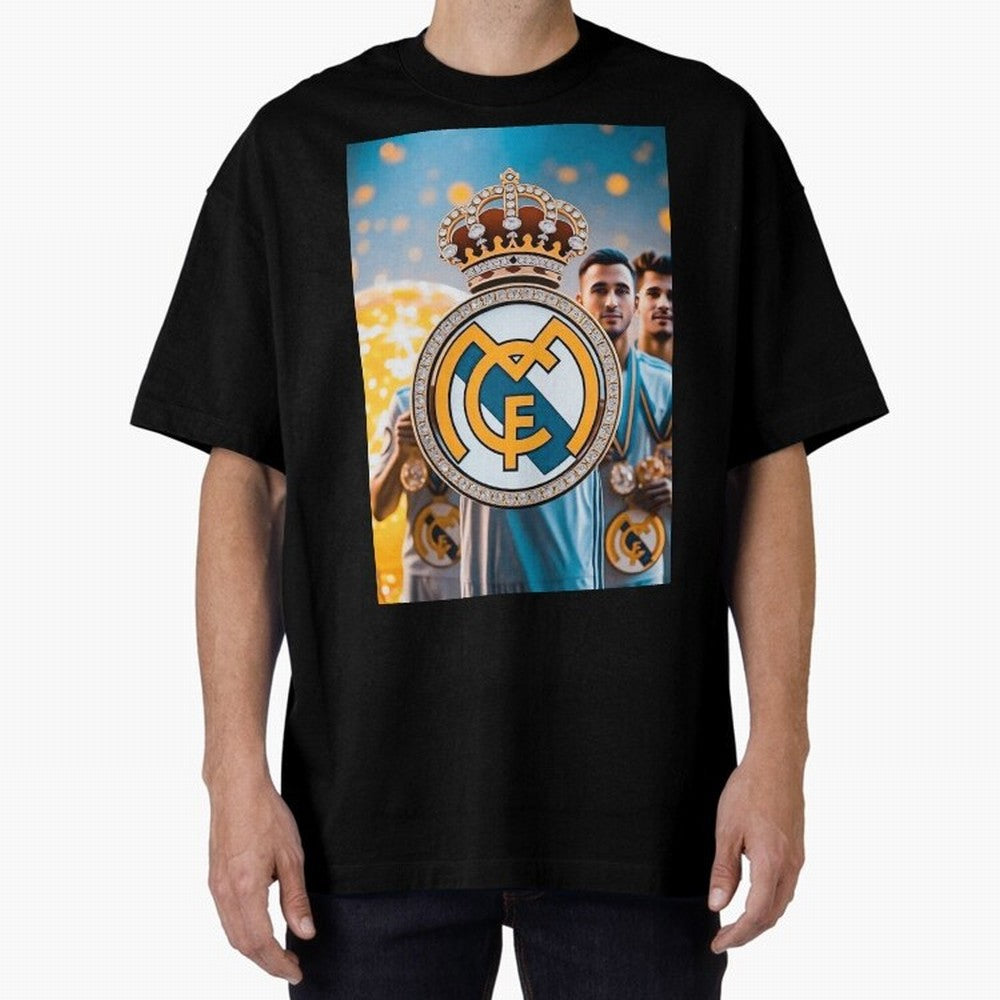 El Medall¨®n Del Real Madrid Oversized T-Shirt Make the Season About Global Football Passion for FIFA World Cup 2026 Group Stage, Driven by Cristiano Ronaldo, Netherlands, Championship Spirit, Famous Goals, Roaring Crowds and International Football