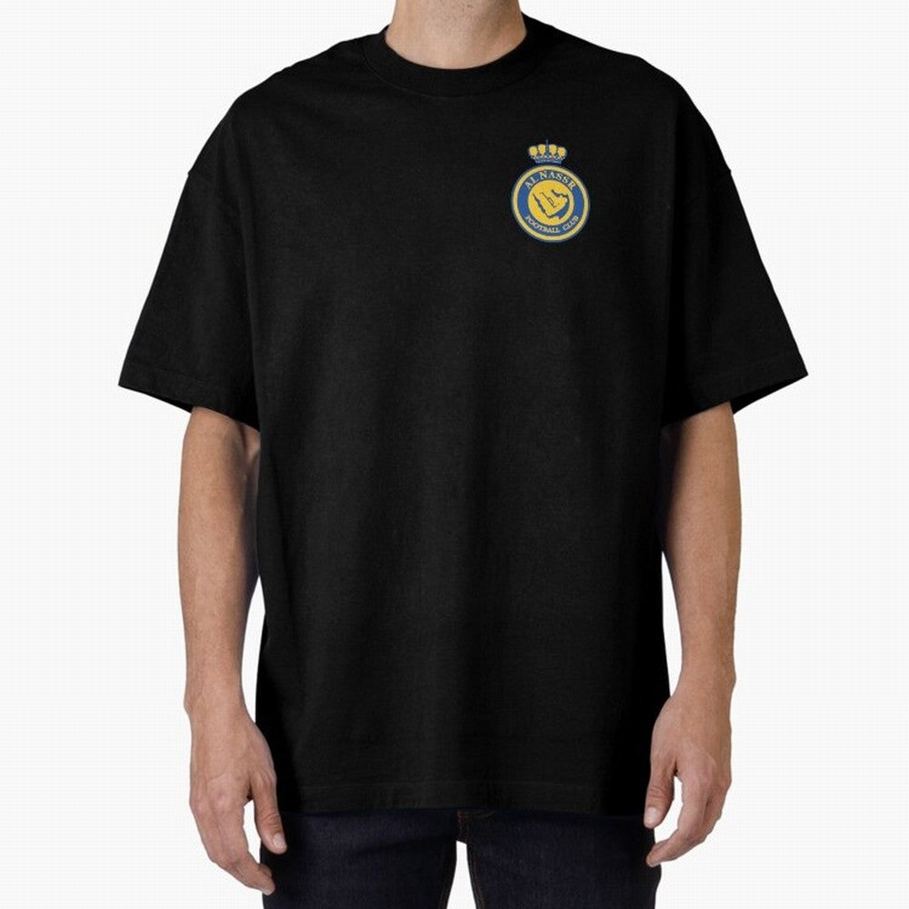 Al-Nassr Football Club Oversized T-Shirt Carry the Colors and Pride of FIFA World Cup 2026 USA Canada Mexico Filled with Messi, Argentina Energy, Tournament Hype, Historic Matchups, Family Viewing Parties and Global Sports Pride; Made for Die Hard