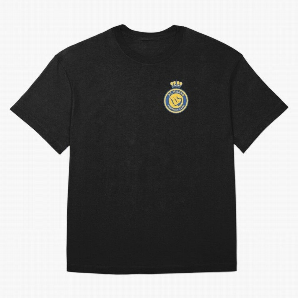 Al-Nassr Football Club Oversized T-Shirt Carry the Colors and Pride of FIFA World Cup 2026 USA Canada Mexico Filled with Messi, Argentina Energy, Tournament Hype, Historic Matchups, Family Viewing Parties and Global Sports Pride; Made for Die Hard