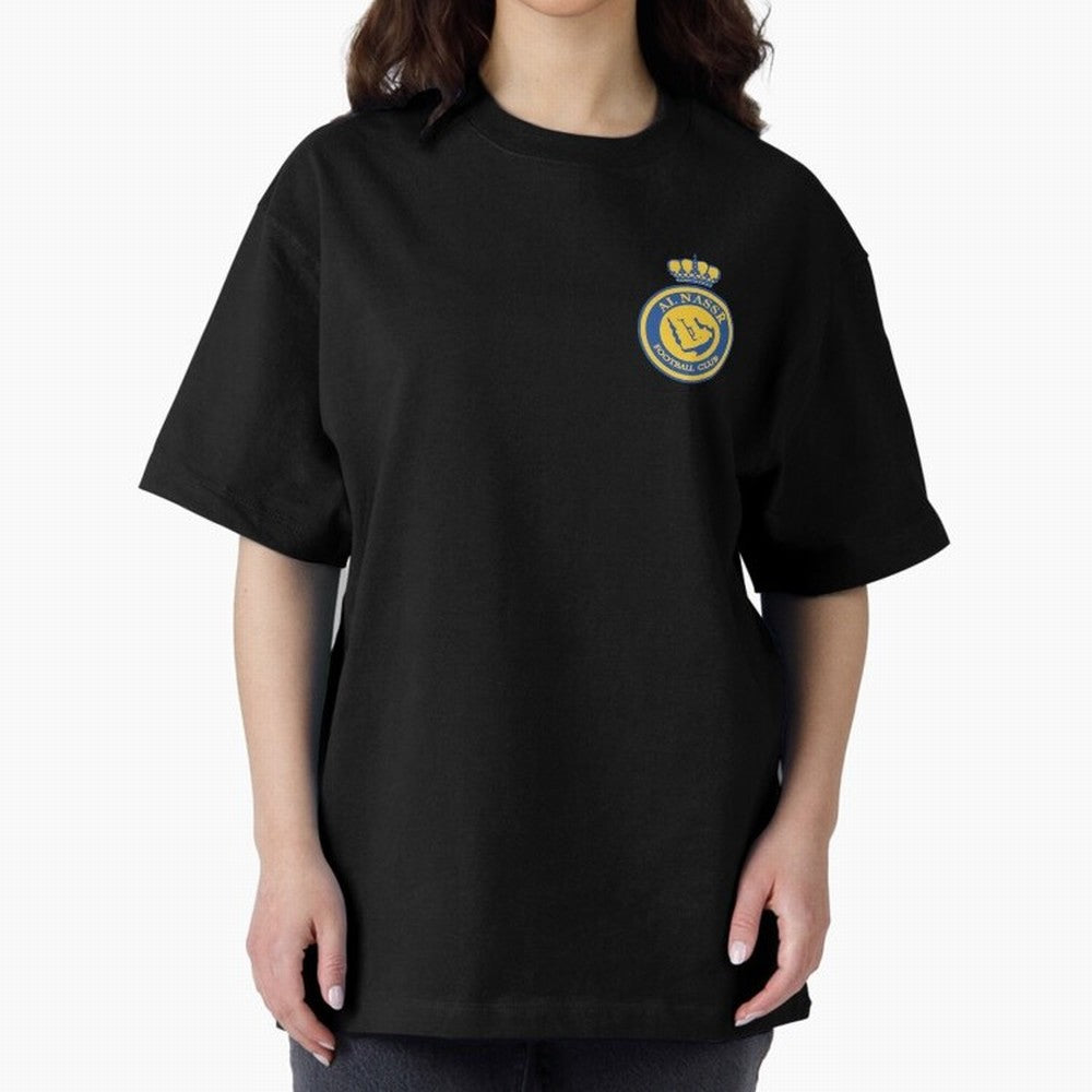 Al-Nassr Football Club Oversized T-Shirt Carry the Colors and Pride of FIFA World Cup 2026 USA Canada Mexico Filled with Messi, Argentina Energy, Tournament Hype, Historic Matchups, Family Viewing Parties and Global Sports Pride; Made for Die Hard