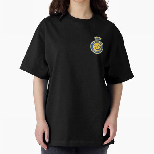 Al-Nassr Football Club Oversized T-Shirt Carry the Colors and Pride of FIFA World Cup 2026 USA Canada Mexico Filled with Messi, Argentina Energy, Tournament Hype, Historic Matchups, Family Viewing Parties and Global Sports Pride; Made for Die Hard