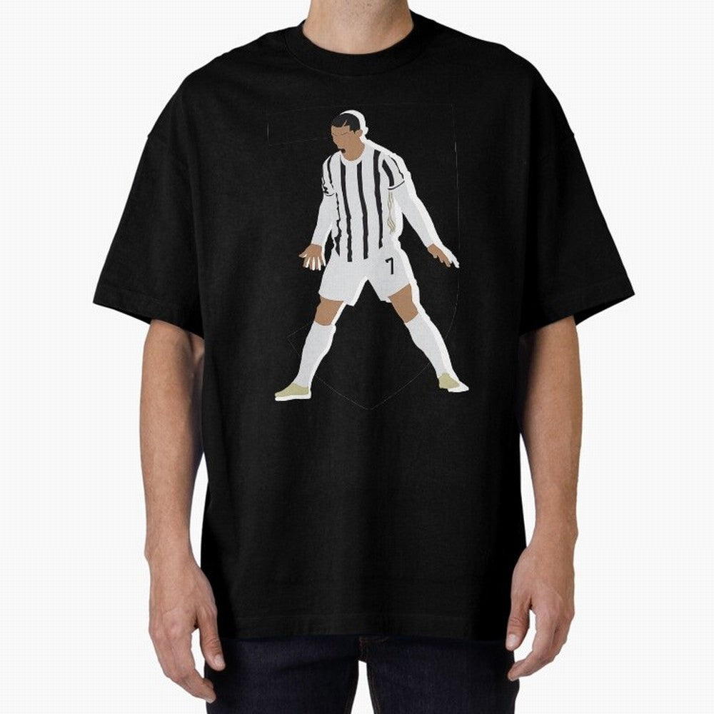 Cristiano Ronaldo 3 Oversized T-Shirt Celebrate Football Heritage in FIFA World Cup 2026 Centered on Messi and Cristiano Ronaldo, Argentina, France and Brazil Energy, Football Passion, Legendary Performances, Festival Vibes and Supporter Community;