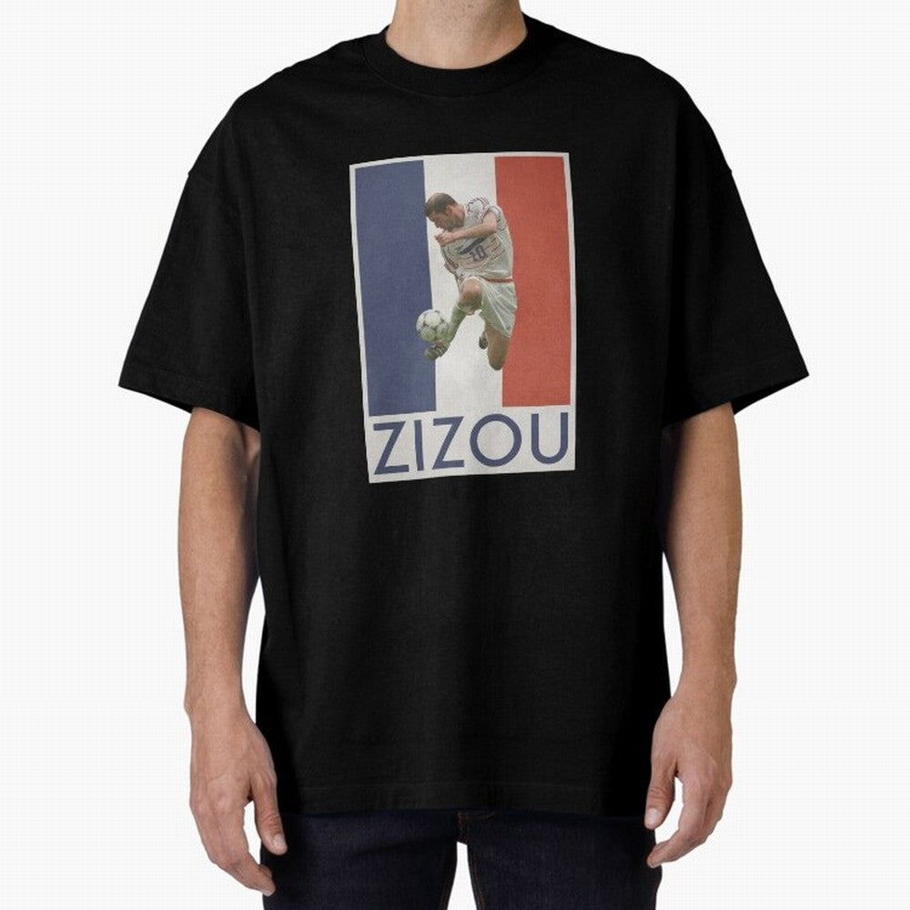 Football - Zidane Oversized T-Shirt Follow FIFA World Cup 2026 Group Stage Featuring Cristiano Ronaldo, Haaland and CR7, Portugal, Spain and Germany Energy, Sports Nostalgia, International Competition, Famous Players and Unforgettable Victories;