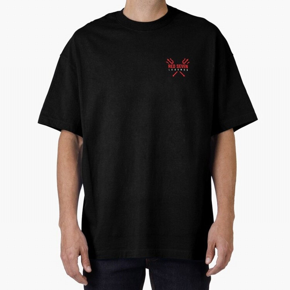 Red Seven Legends - Man Utd Oversized T-Shirt Capture Stadium Memories from the FIFA World Cup 2026 Group Stage Journey through Cristiano Ronaldo Highlights, France and Portugal Pride, Soccer Culture, Superstar Moments, National Team Dreams and