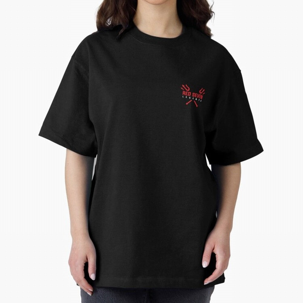 Red Seven Legends - Man Utd Oversized T-Shirt Capture Stadium Memories from the FIFA World Cup 2026 Group Stage Journey through Cristiano Ronaldo Highlights, France and Portugal Pride, Soccer Culture, Superstar Moments, National Team Dreams and