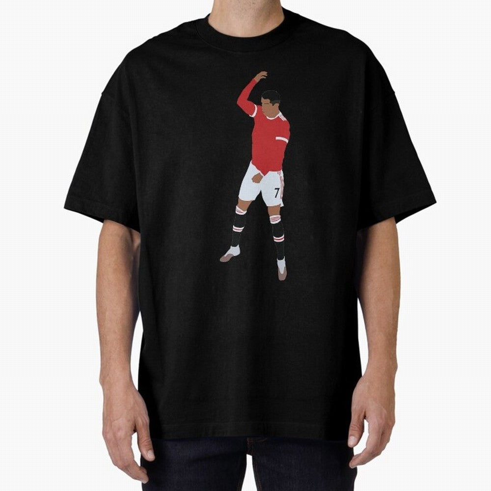Cristiano Ronaldo 4 Oversized T-Shirt Turn Every Weekend Toward FIFA World Cup 2026 USA Canada Mexico Spirit, with Germany, Haaland and Mbappe, Worldwide Fan Energy, Dramatic Goals, Stadium Lights and Championship Celebrations; Created for Match