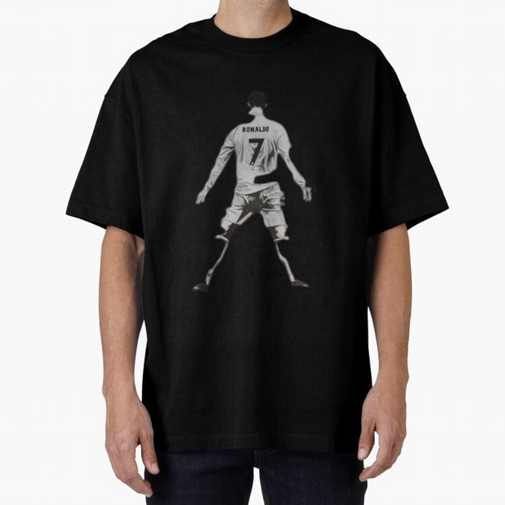 cristiano ronaldo Oversized T-Shirt Celebrate Soccer Greatness during the FIFA World Cup 2026 USA Canada Mexico Journey through Cristiano Ronaldo, Haaland and CR7 Highlights, Portugal, Spain and Germany Pride, Football History, Final Match Energy,