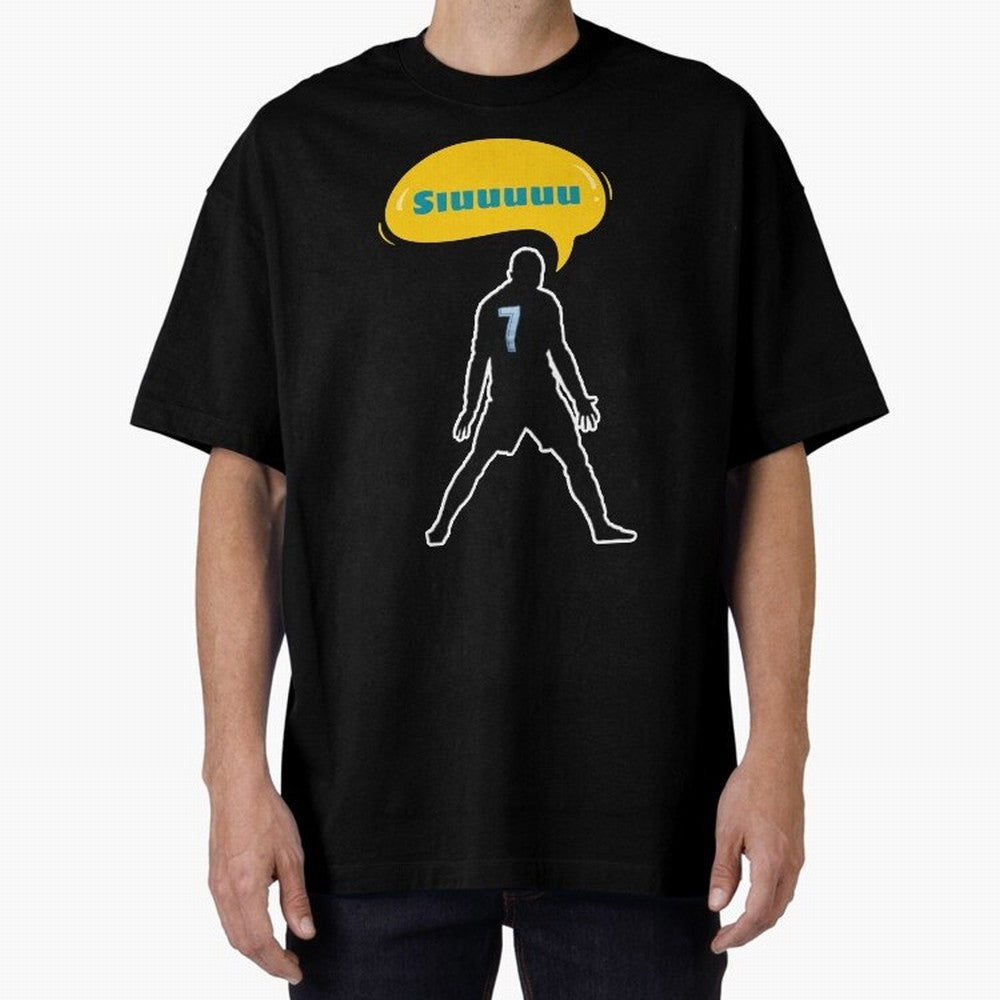 Siuuu Cristiano ronaldo goal Oversized T-Shirt Bring Home the FIFA World Cup 2026 USA Canada Mexico Journey through Messi, CR7 and Mbappe Highlights, France Pride, Football History, Final Match Energy, Crowd Noise and Once in a Lifetime Moments;