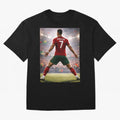 Cristiano Ronaldo Portuguese Legend Number Seven SIUUU Oversized T-Shirt Feel International Energy from FIFA World Cup 2026 Spirit, Connected to France and Portugal, Messi, Neymar and Mbappe, Soccer Culture, Superstar Moments, National Team Dreams