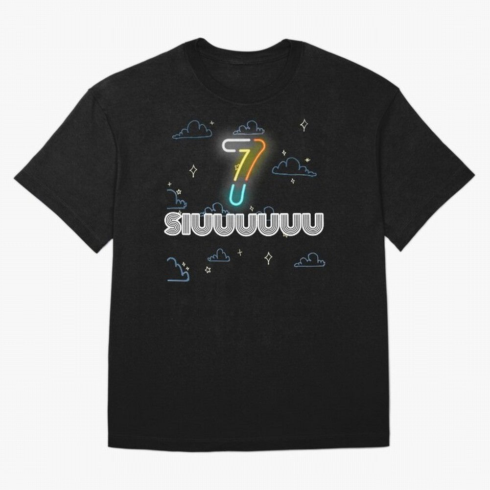 Siuuuuuu 7 CR7 goal funny Oversized T-Shirt Celebrate Fan Favorites in FIFA World Cup 2026 for Fans of CR7 and Messi and Germany, Bringing Goal Celebration Energy, Supporter Heritage, Football Icons and Worldwide Tournament Joy; Perfect for