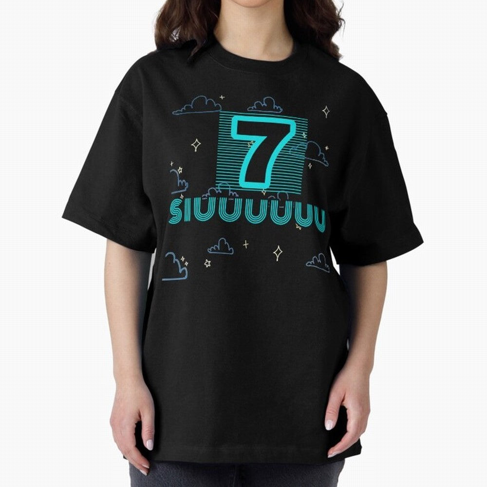 Siuuuuu 7 Cristiano ronaldo Oversized T-Shirt Make Game Day About FIFA World Cup 2026 USA Canada Mexico for Fans of CR7 and Messi and Argentina, France and Brazil, Bringing Stadium Memories, Football Loyalty, International Chants and Championship