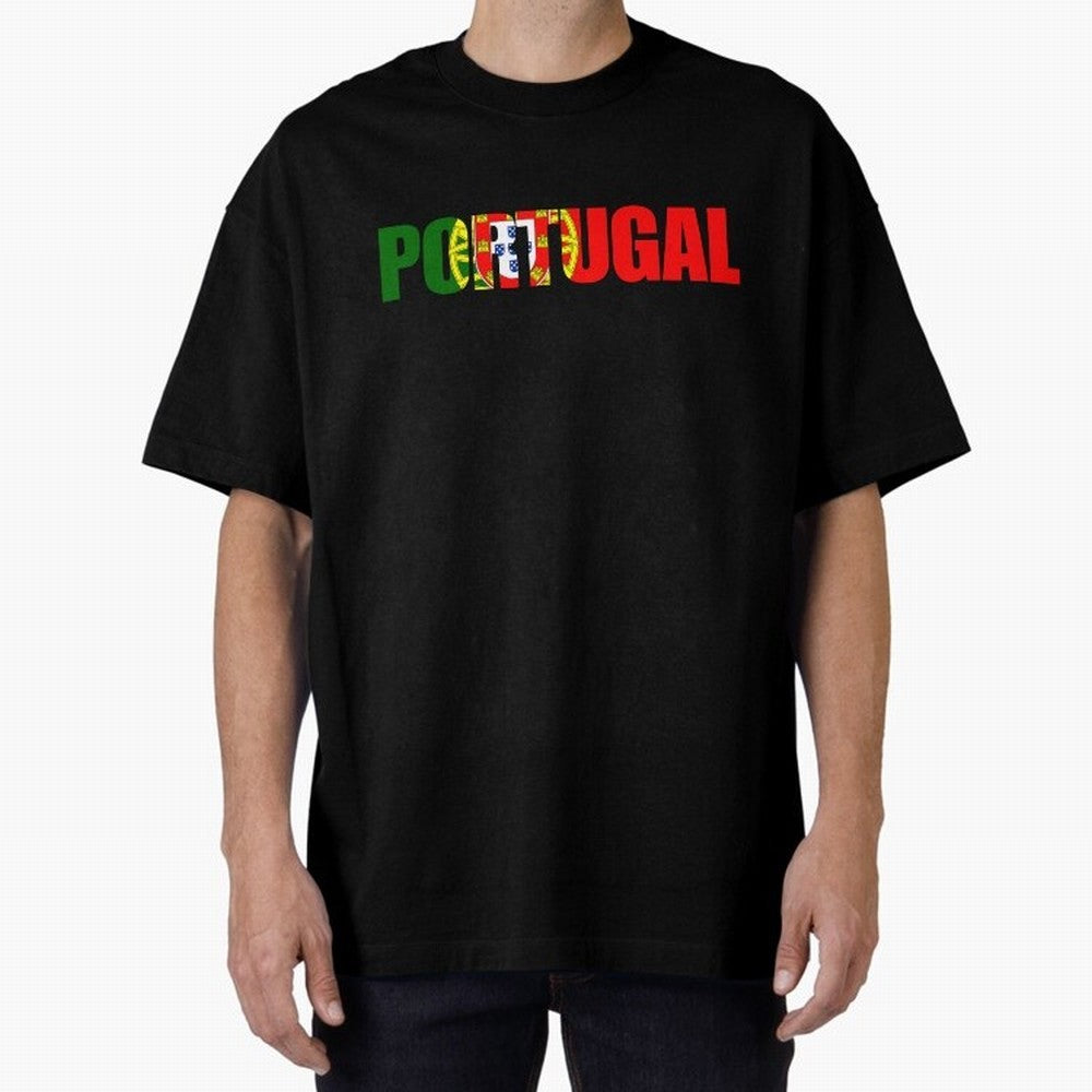 Portugal Country Oversized T-Shirt Make the Season About FIFA World Cup 2026 USA Canada Mexico Spirit, with France, Haaland and Mbappe, Vintage Soccer Flavor, Modern Football Stars, National Flags and Final Night Emotion; Great for Supporters Who