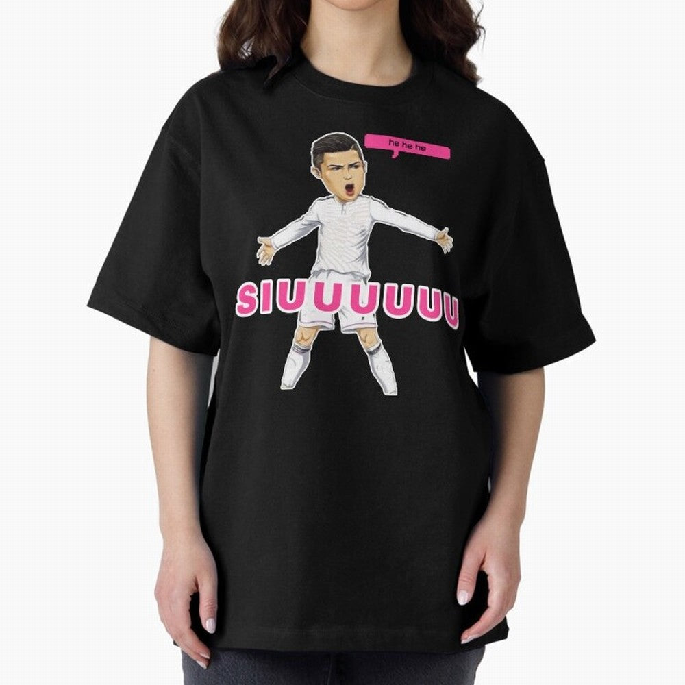 hehehe suiii Oversized T-Shirt Enjoy the Biggest Football Party of FIFA World Cup 2026 USA Canada Mexico for Fans of Messi and Argentina and Brazil, Bringing Sports Nostalgia, International Competition, Famous Players and Unforgettable Victories;