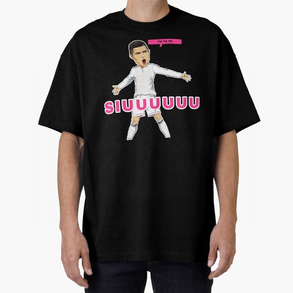 hehehe suiii Oversized T-Shirt Enjoy the Biggest Football Party of FIFA World Cup 2026 USA Canada Mexico for Fans of Messi and Argentina and Brazil, Bringing Sports Nostalgia, International Competition, Famous Players and Unforgettable Victories;