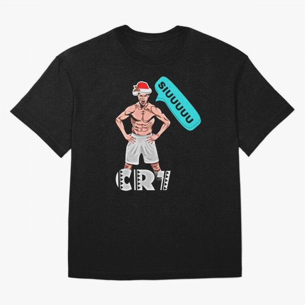 Siuuu Cristiano ronaldo Oversized T-Shirt Support Your Favorite Stars during FIFA World Cup 2026 for Fans of Mbappe and Neymar and France and Portugal, Bringing Soccer Culture, Superstar Moments, National Team Dreams and Competitive Fire; Perfect