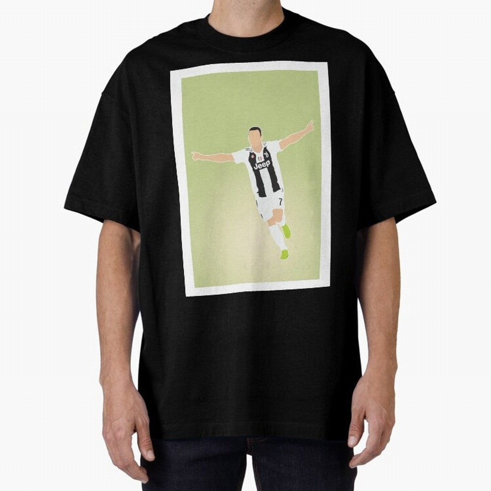 CRISTIANO RONALDO Oversized T-Shirt Celebrate Every Goal in FIFA World Cup 2026 Group Stage Spirit, Inspired by Netherlands, Cristiano Ronaldo, Global Supporter Spirit, Legendary Goals, National Colors and Tournament Celebration; Ideal for Fans Who