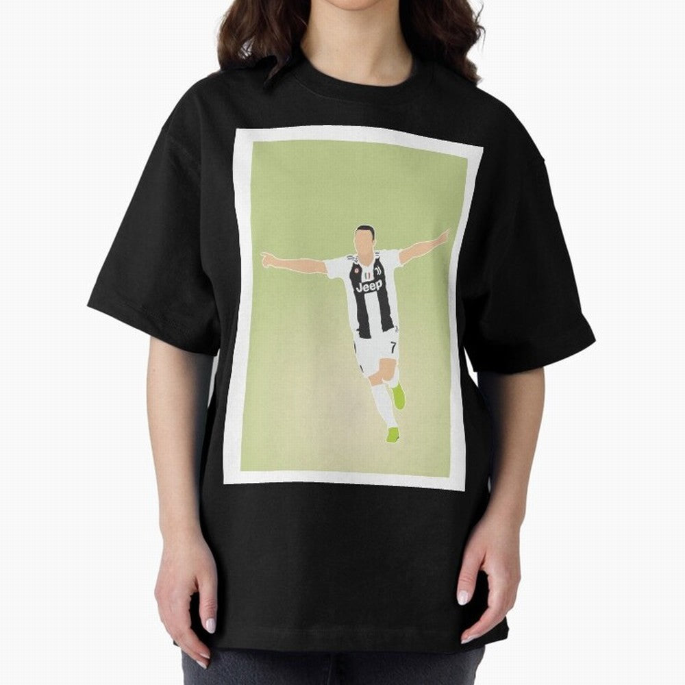CRISTIANO RONALDO Oversized T-Shirt Celebrate Every Goal in FIFA World Cup 2026 Group Stage Spirit, Inspired by Netherlands, Cristiano Ronaldo, Global Supporter Spirit, Legendary Goals, National Colors and Tournament Celebration; Ideal for Fans Who