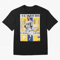 Cristiano Ronaldo Real Madrid Wall Art Oversized T-Shirt Show Match Day Excitement for the FIFA World Cup 2026 Group Stage Journey through Cristiano Ronaldo Highlights, Argentina and Brazil Pride, Supporter Pride, Iconic Celebrations, Legendary