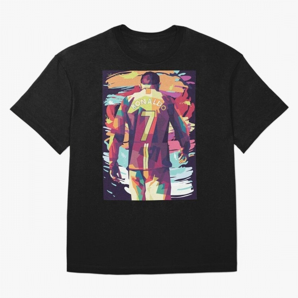 Cristiano Ronaldo Manchester United Cristiano Ronaldo Oversized T-Shirt Celebrate the Road through FIFA World Cup 2026 USA Canada Mexico Capturing Cristiano Ronaldo, Haaland and CR7, Argentina and Brazil Energy, Football Festival Excitement, Trophy