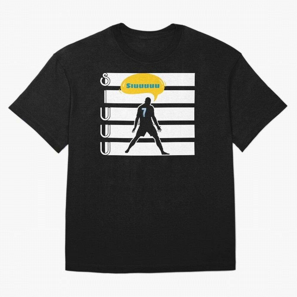 Siuuu CR7 goal Oversized T-Shirt Stand Out with Spirit from the FIFA World Cup 2026 Journey through Haaland Highlights, France Pride, Champion Mindset, Group Stage Buzz, Knockout Tension and Passionate Fan Culture; Great for Supporters Who Love