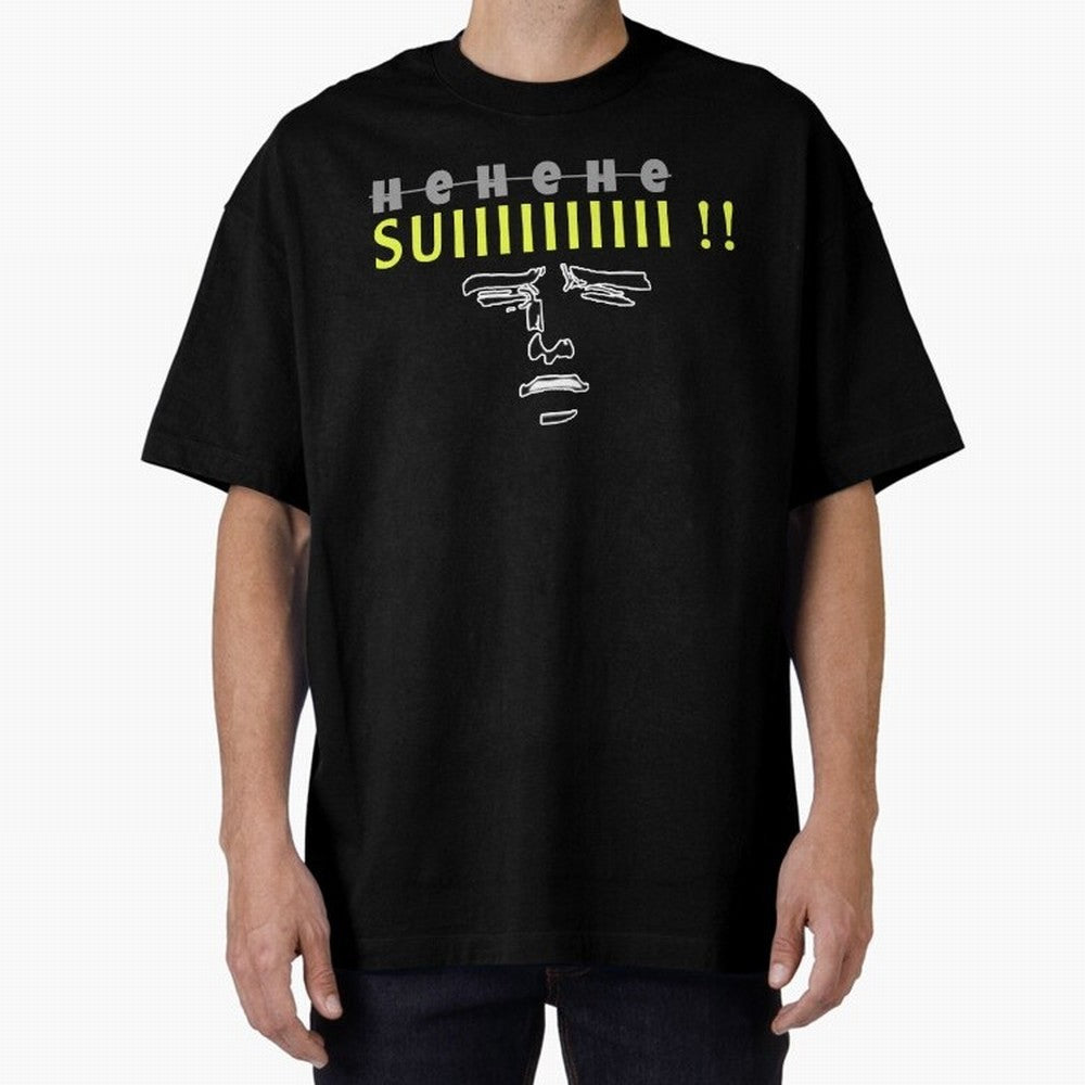Hehehe siuuu CR7 goal Oversized T-Shirt Support the Legends of Global Football Passion for FIFA World Cup 2026, with Neymar, Haaland and Cristiano Ronaldo, Portugal, Spain and Germany, Football Festival Excitement, Trophy Ambitions, Country