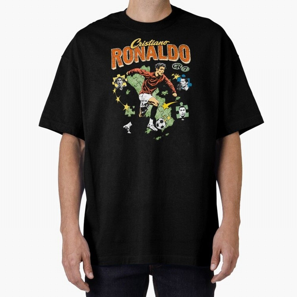 CR7 Cristiano Ronaldo Vintage Oversized T-Shirt Turn Football Passion into FIFA World Cup 2026 Group Stage Spirit, Filled with Spain, Messi, Champion Mindset, Group Stage Buzz, Knockout Tension and Passionate Fan Culture; Built for Supporters