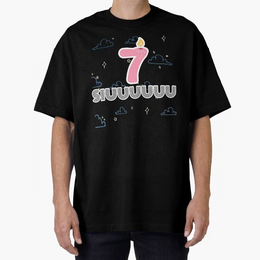 Siuuu 7 Cristiano ronaldo Oversized T-Shirt Celebrate Fan Culture around FIFA World Cup 2026 USA Canada Mexico Spirit, Capturing France and Portugal, Messi, Stadium Memories, Football Loyalty, International Chants and Championship Tradition; Ideal