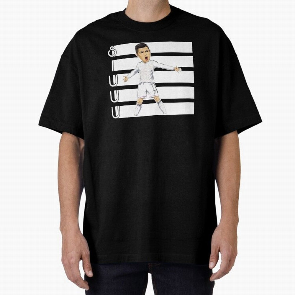 Siuuu Cristiano ronaldo goal Oversized T-Shirt Celebrate the Road through the FIFA World Cup 2026 Group Stage Journey through CR7 and Messi Highlights, Argentina Pride, Champion Mindset, Group Stage Buzz, Knockout Tension and Passionate Fan