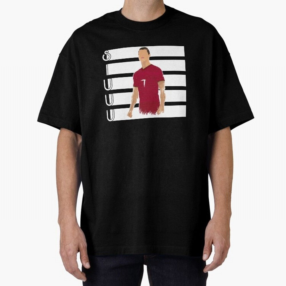 Siuuu cr7 funny goal Oversized T-Shirt Relive Legendary Nights from Match Day Hype around FIFA World Cup 2026, Neymar, Netherlands, Football Festival Excitement, Trophy Ambitions, Country Rivalries and Star Player Buzz; Great for Supporters Who
