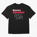 Happy siuuu CR7 goal Oversized T-Shirt Bring a Vintage Feel to Global Football Passion for FIFA World Cup 2026, Centered on Messi, CR7 and Mbappe, Netherlands, Soccer Culture, Superstar Moments, National Team Dreams and Competitive Fire; Great for