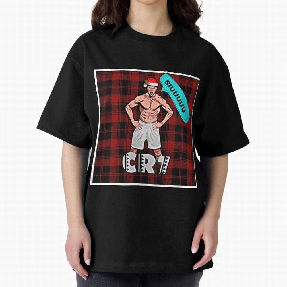 Siuuu Cristiano ronaldo goal Oversized T-Shirt Show Up for the Glory of FIFA World Cup 2026 for Fans of Messi and England, Bringing Stadium Chants, National Pride, Trophy Dreams and Unforgettable Football Memories; Perfect for Fans, Collectors,