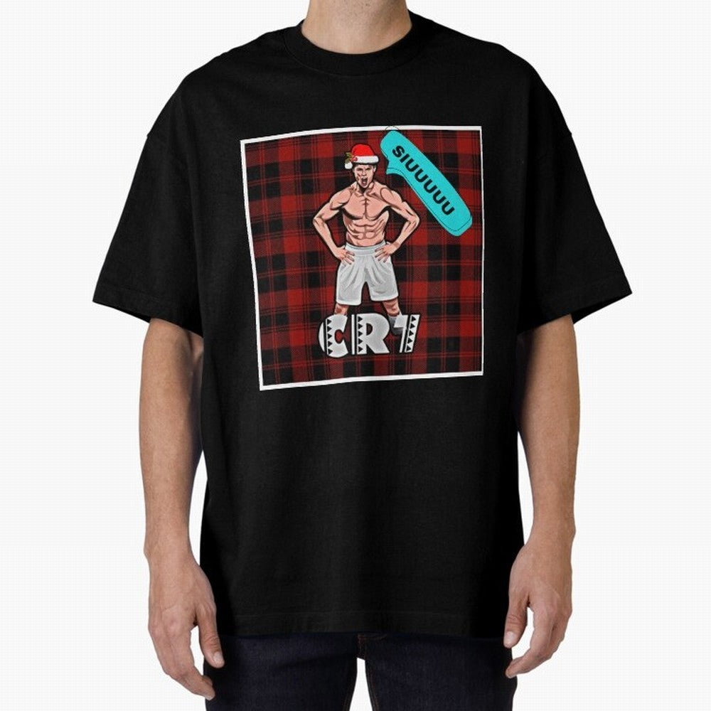 Siuuu Cristiano ronaldo goal Oversized T-Shirt Show Up for the Glory of FIFA World Cup 2026 for Fans of Messi and England, Bringing Stadium Chants, National Pride, Trophy Dreams and Unforgettable Football Memories; Perfect for Fans, Collectors,