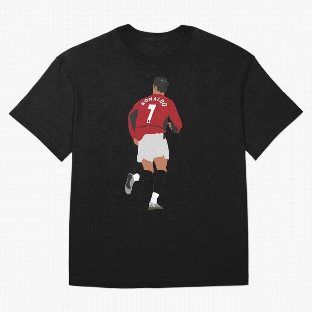 Ronaldo - Man Utd - 2004 Oversized T-Shirt Make Your Look Match FIFA World Cup 2026 Group Stage Spirit, Celebrating Spain, CR7, Game Day Rituals, Football Legends, Country Pride and the Road to the Final; Perfect for People Who Love Argentina,
