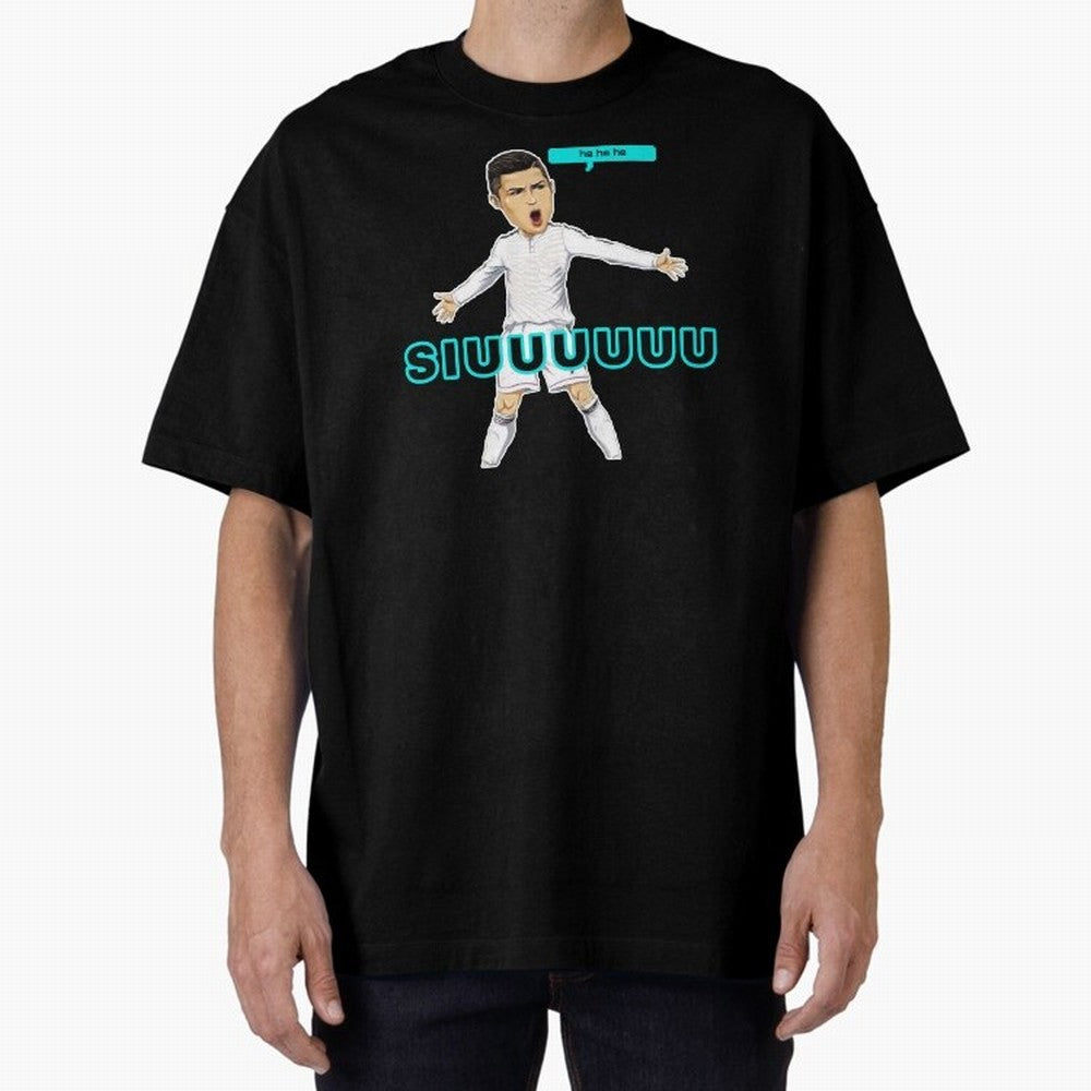 Hehehe siuuu Oversized T-Shirt Upgrade the FIFA World Cup 2026 Group Stage Journey through Neymar Highlights, Spain Pride, Vintage Soccer Flavor, Modern Football Stars, National Flags and Final Night Emotion; Made for Collectors Who Enjoy Iconic