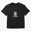 Cristiano Ronaldo Big Face Young Ronaldo Oversized T-Shirt Honor Football Greatness during Global Football Passion for FIFA World Cup 2026 USA Canada Mexico, Inspired by CR7, England, Supporter Pride, Iconic Celebrations, Legendary Names and Global
