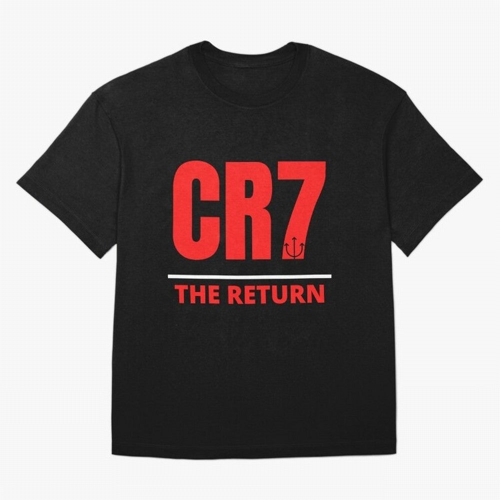 The Return of Cristiano Ronaldo to Manchester United - CR7 Oversized T-Shirt Represent Match Day Hype around FIFA World Cup 2026 Group Stage, Messi, Neymar and Mbappe, Argentina, France and Brazil, Tournament Hype, Historic Matchups, Family Viewing