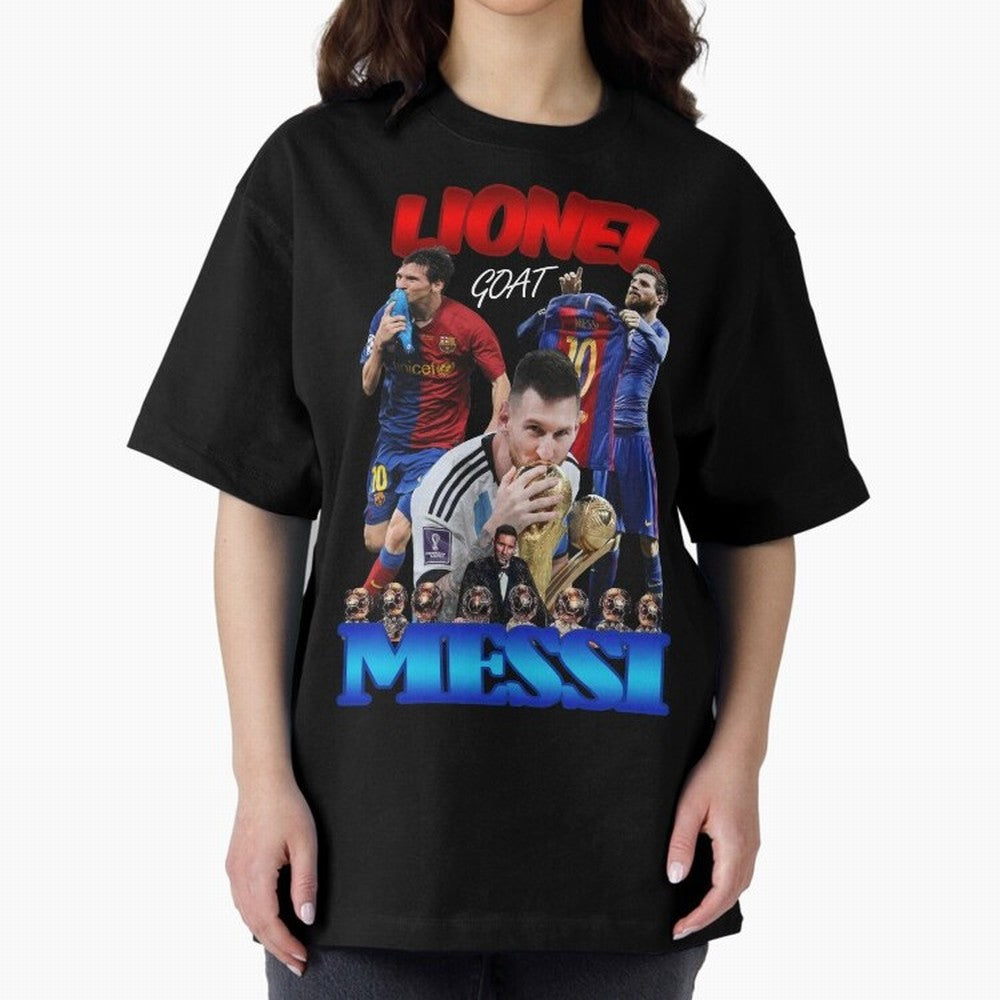 Lionel Messi GOAT: Barcelona & Argentina Oversized T-Shirt Show Championship Spirit for FIFA World Cup 2026 Group Stage Spirit, Made for Netherlands, CR7 and Messi, Champion Mindset, Group Stage Buzz, Knockout Tension and Passionate Fan Culture;