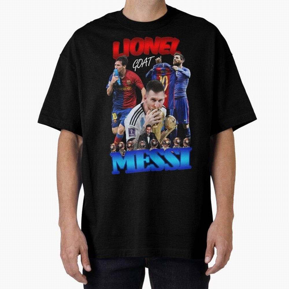 Lionel Messi GOAT: Barcelona & Argentina Oversized T-Shirt Show Championship Spirit for FIFA World Cup 2026 Group Stage Spirit, Made for Netherlands, CR7 and Messi, Champion Mindset, Group Stage Buzz, Knockout Tension and Passionate Fan Culture;