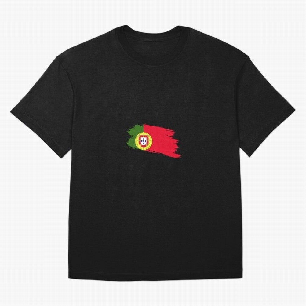 Portugal Oversized T-Shirt Honor the Beautiful Game during FIFA World Cup 2026 for Fans of Cristiano Ronaldo and France and Portugal, Bringing Match Day Excitement, Supporter Culture, Golden Goals and Global Football Passion; Ideal for Passionate