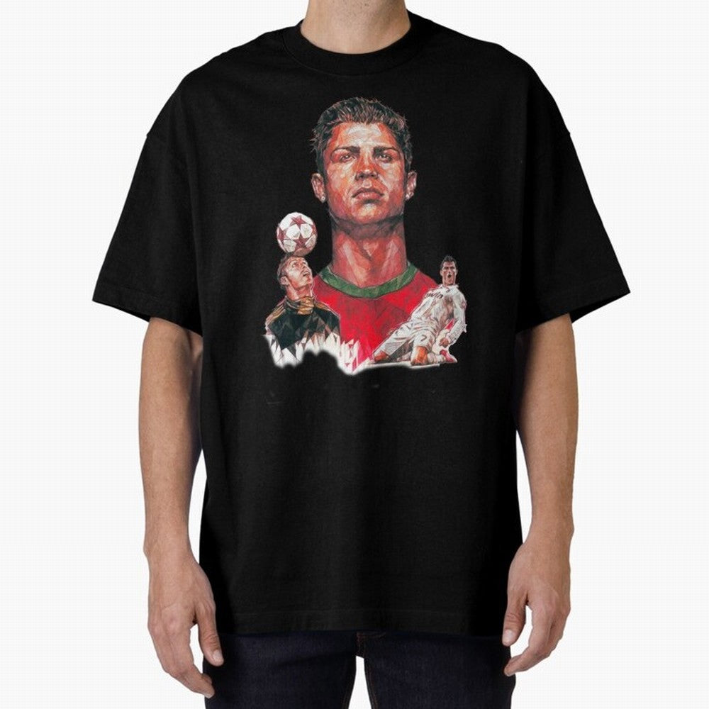 ronaldo Oversized T-Shirt Support the Legends of Global Football Passion for FIFA World Cup 2026 USA Canada Mexico, Inspired by Messi and Cristiano Ronaldo, Brazil, Stadium Chants, National Pride, Trophy Dreams and Unforgettable Football Memories;