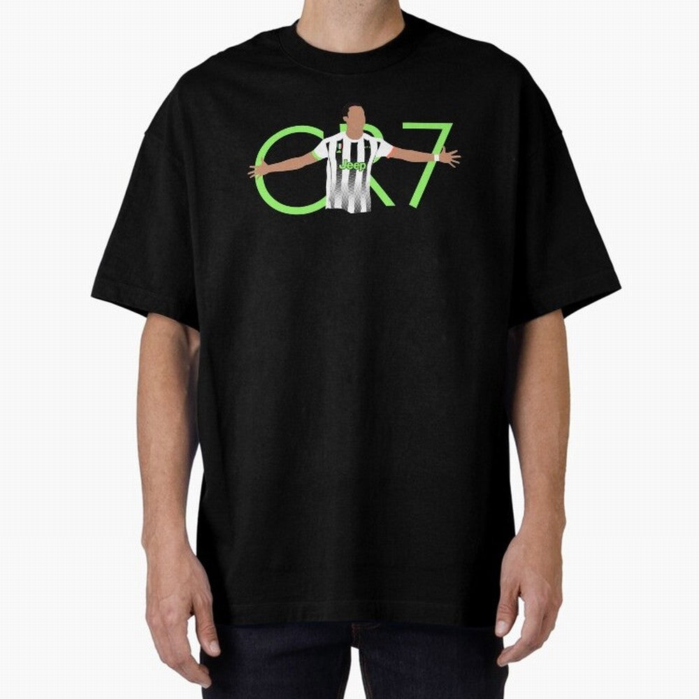CR7 Oversized T-Shirt Make Game Day About FIFA World Cup 2026 USA Canada Mexico Capturing Mbappe and Neymar, Brazil Energy, Football History, Final Match Energy, Crowd Noise and Once in a Lifetime Moments; Great for Supporters Who Love Legendary